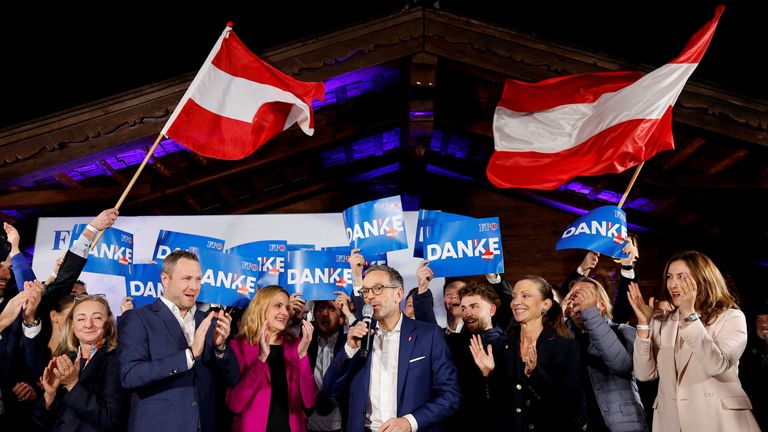 Far-right party wins Austrian general election – but may struggle to form government