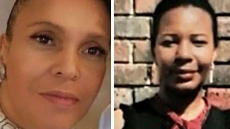(L-R) Fiona Holm whose body has never been found and Naomi Hunte Pic: Metropolitan Police 