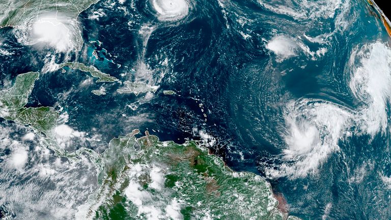 La Nina can fuel a more intense hurricane season in the Atlantic basin. Pic: AP