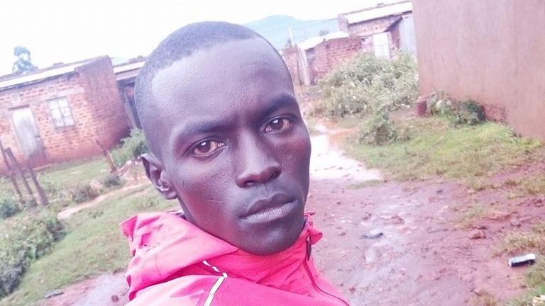 selfies from the Facebook account of Dickson Ndiema suspected of killing Ugandan Olympic athlete Rebecca Cheptegei in an alleged dispute in Kenya over land. From FB account: https://www.facebook.com/dickson.ndiema.7