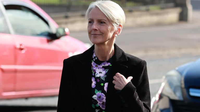 Eleanor Donaldson arriving for an arraignment hearing at Newry Court.
Pic PA