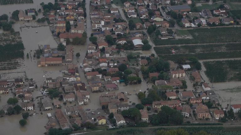 Around 1,000 people have been forced to evacuate in northern Italy after a devastating flood.