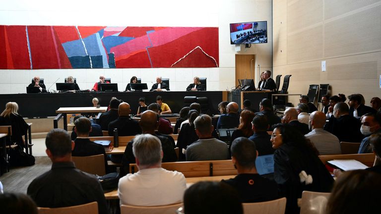 The trial is taking place in Avignon in southeast France. Pic: Getty Images