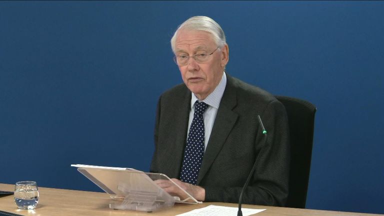 Grenfell inquiry chair, Sir Martin Moore-Bick.