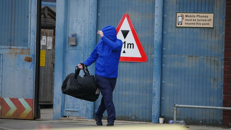 People seen outside HM Prison Liverpool. Around 1,700 inmates are expected to be let out early in an attempt to ease overcrowding in prisons. Picture date: Tuesday September 10, 2024. PA Photo. See PA story POLITICS Prisons. Photo credit should read: Peter Byrne/PA Wire