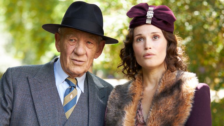 Ian McKellen and Gemma Arterton in The Critic