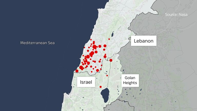 Strikes across Lebanon