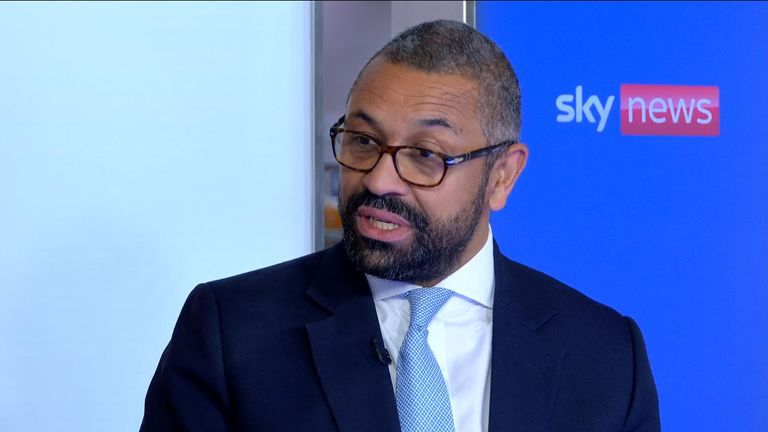 Shadow home secretary James Cleverly 