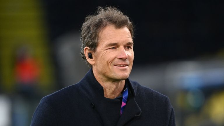 Jens Lehmann pictured in 2021 during a Champions League quarter-final tie. Pic: Reuters