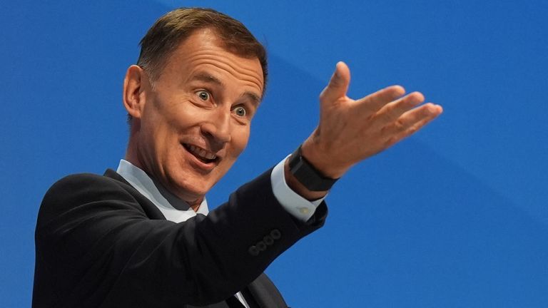 Jeremy Hunt said no Tory ministers were asked for their views.
Pic: PA
