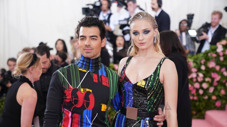 The couple appeared at a benefit gala in New York in 2019. Pic: AP