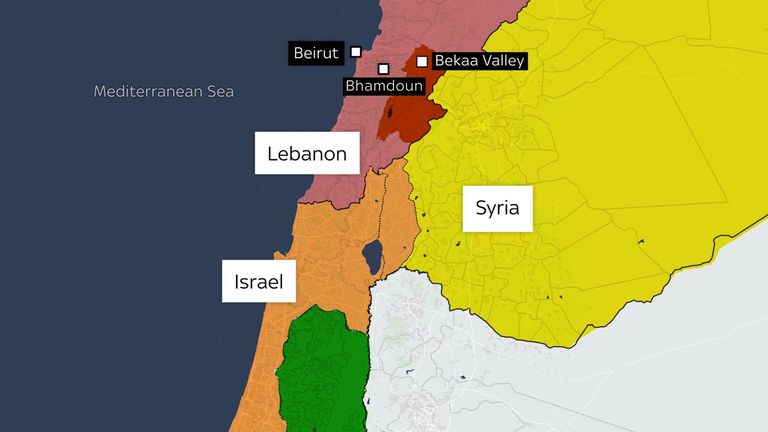 Recent days have seen Israel launch strikes in Lebanon in Beirut, the Bekaa Valley, and Bhamdoun