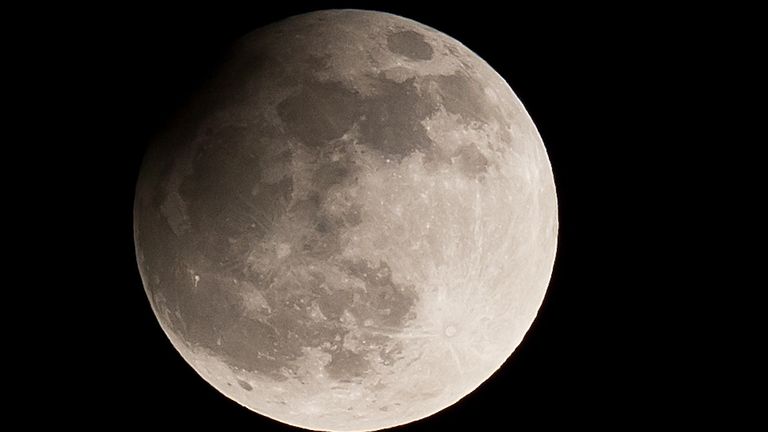 A partial lunar eclipse. File pic: AP