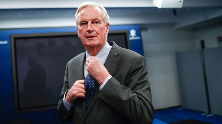 Michel Barnier. Pic: Reuters