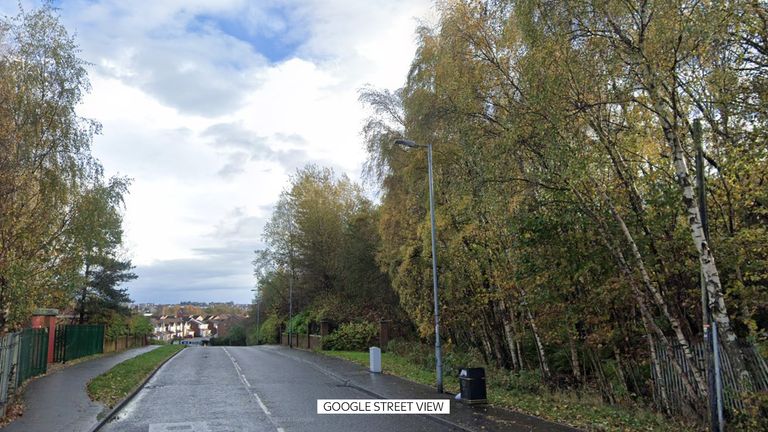 The girl was attacked near Miller Street, Coatbridge, police said