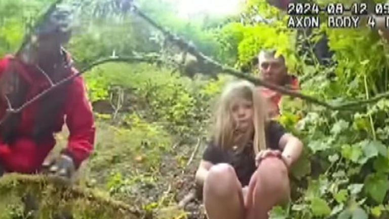 7-Year-Old Girl Rescued From Hillside After Getting Lost in Wilderness Overnight