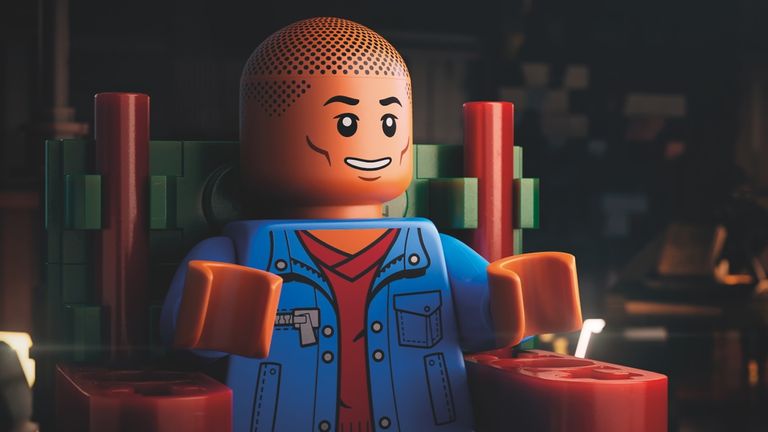 Pharrell Williams's life story in Lego. Pic: Courtesy of Focus Features