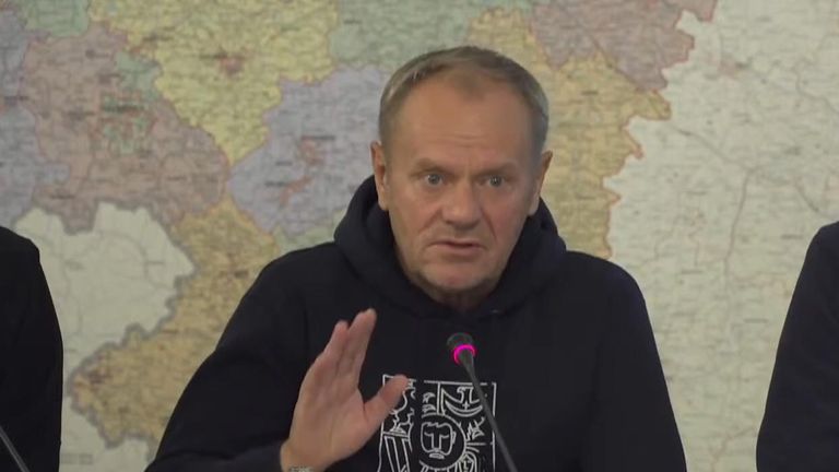 Poland’s Prime Minister Donald Tusk gave an update on the offer of assistance with flood relief from the German military.