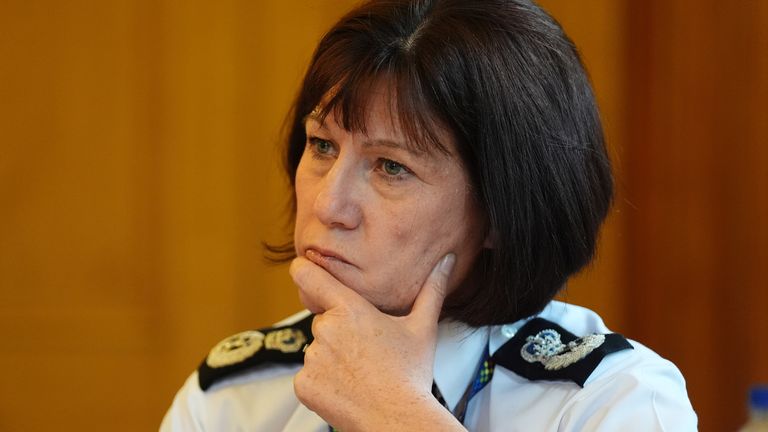 Police Scotland Chief Constable Jo Farrell briefing the media at Police Scotland Headquarters in Fife about the vision for the future of policing in Scotland and plans being presented to the Scottish Police Authority. Picture date: Monday September 23, 2024.