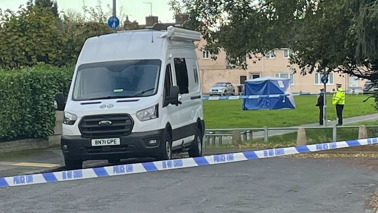 Pic: Stephanie Wareham/PA

A forensic blue tent by the police cordon in East Park, off Laburnum Road, Wolverhampton, where Shawn Seesahai, 19, died after being stabbed just before 8.30pm on Monday. Picture date: Wednesday November 15, 2023.
Read less

Picture by: Stephanie Wareham/PA Archive/PA Images
Date taken: 15-Nov-2023