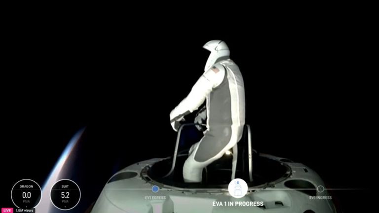 SpaceX Polaris Dawn spacewalk
Pic: SpaceX