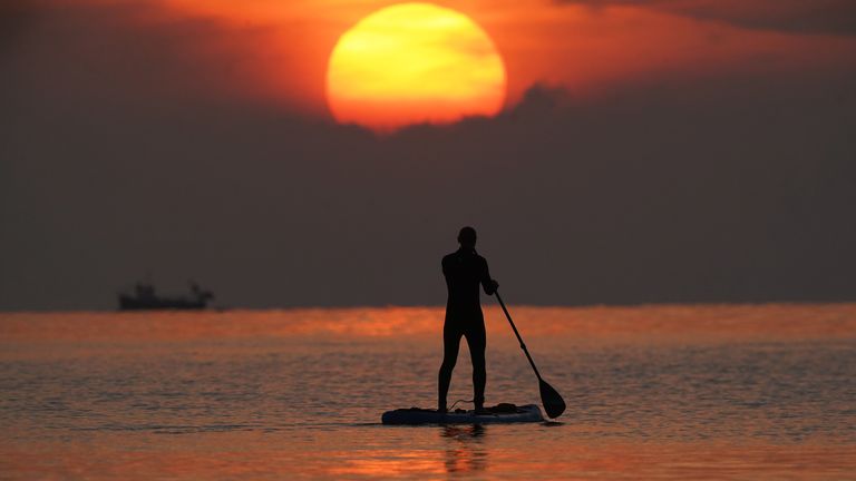 Britons enjoyed a warm first day of meteorological autumn. Pic: PA