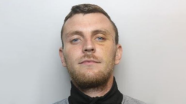 Thomas Birley had admitted a charge of arson with intent to endanger life.
Pic: South Yorkshire Police/PA  qhiqqhiqhxiqreinv