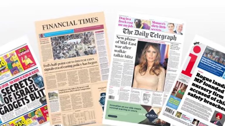 Thursday papers