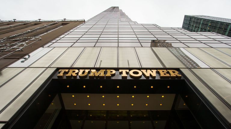 General View GV of the exterior entrance of Trump Tower .
Pic:Shutterstock
