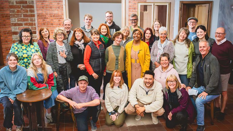The cast of Bright Lights Over Bentilee. Pic: Andrew Billington Photography