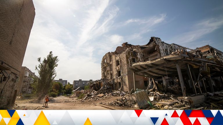 The city of Pokrovsk has been the center of strong attacks by the Russian army in recent weeks, pictured in Pokrovsk, Ukraine, September 2, 2024. Photo/Darvik Maca Vojtech (CTK via AP Images)