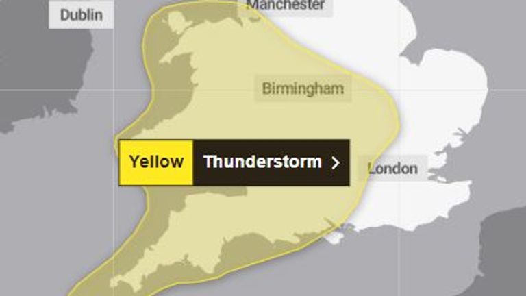 Thunderstorm warning - Figure 3