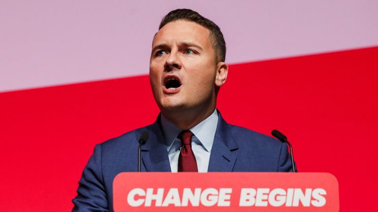 Health Secretary Wes Streeting has called out the Conservatives for the  current state of the NHS.