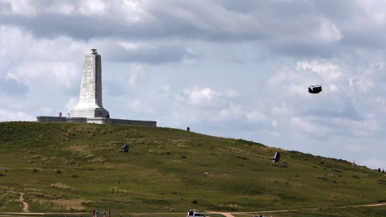 The Wright Brothers National Memorial at Kill Devil Hills in North Carolina. File pic: AP