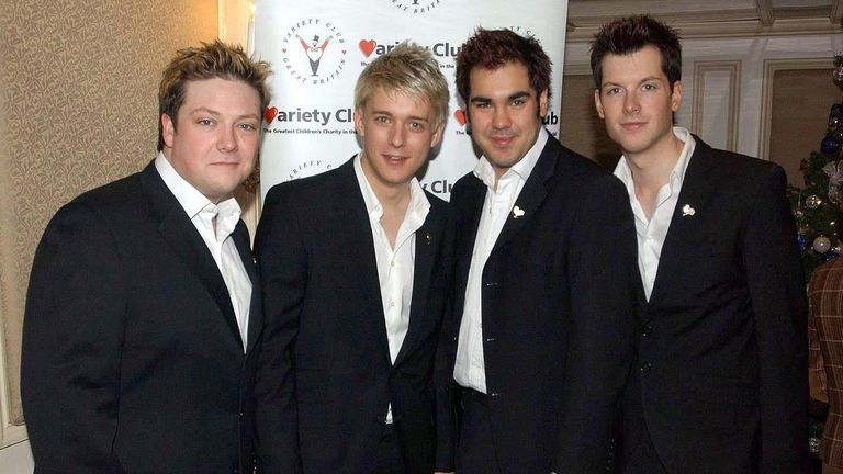 G4's line-up in 2004. From left to right: Matt Stiff, Jon Ansell, Ben Thapa and Mike Christie. Pic: PA