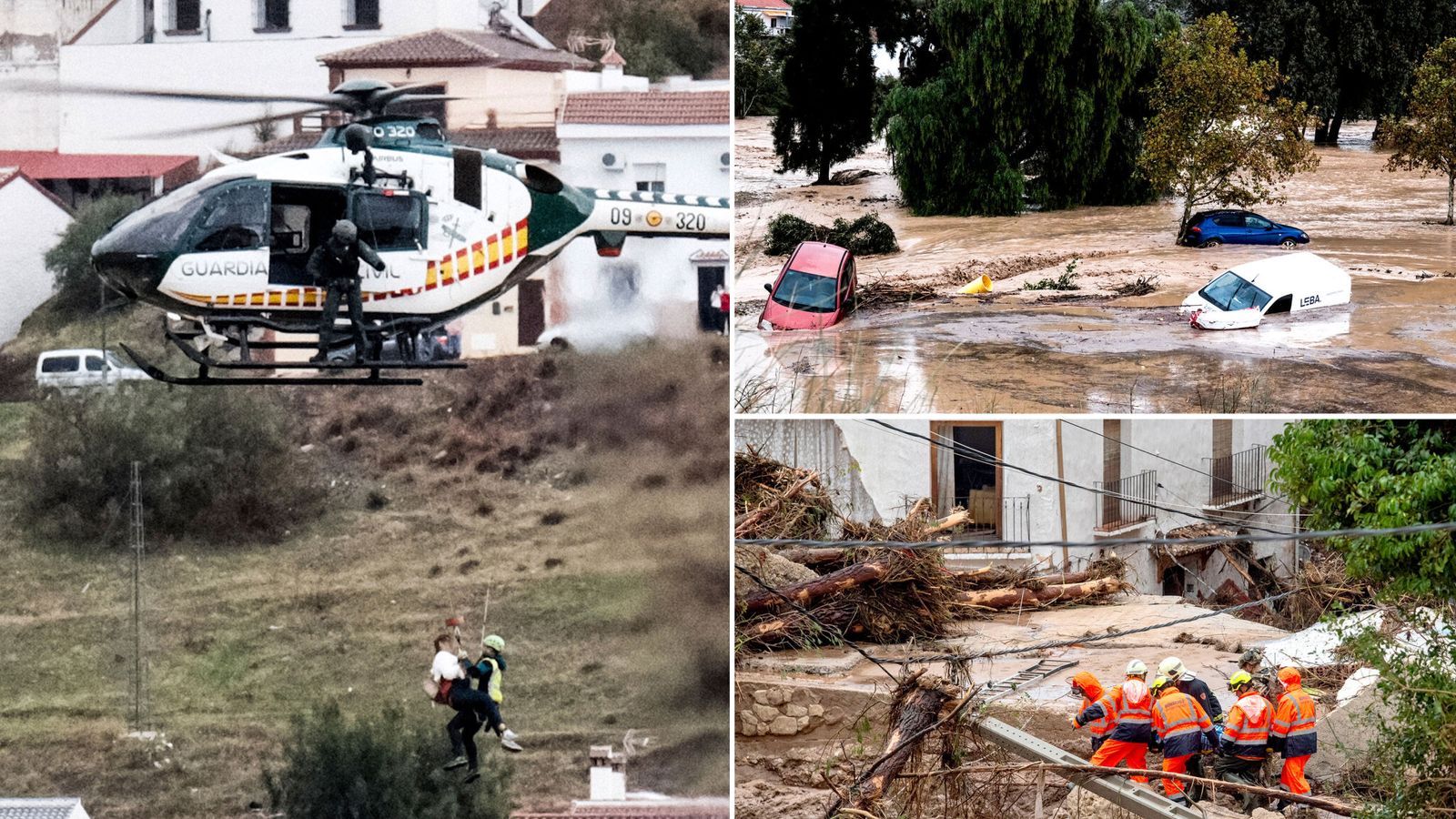 Spain floods latest: People ‘trapped like rats’ as deadly floods leave Valencia towns under water