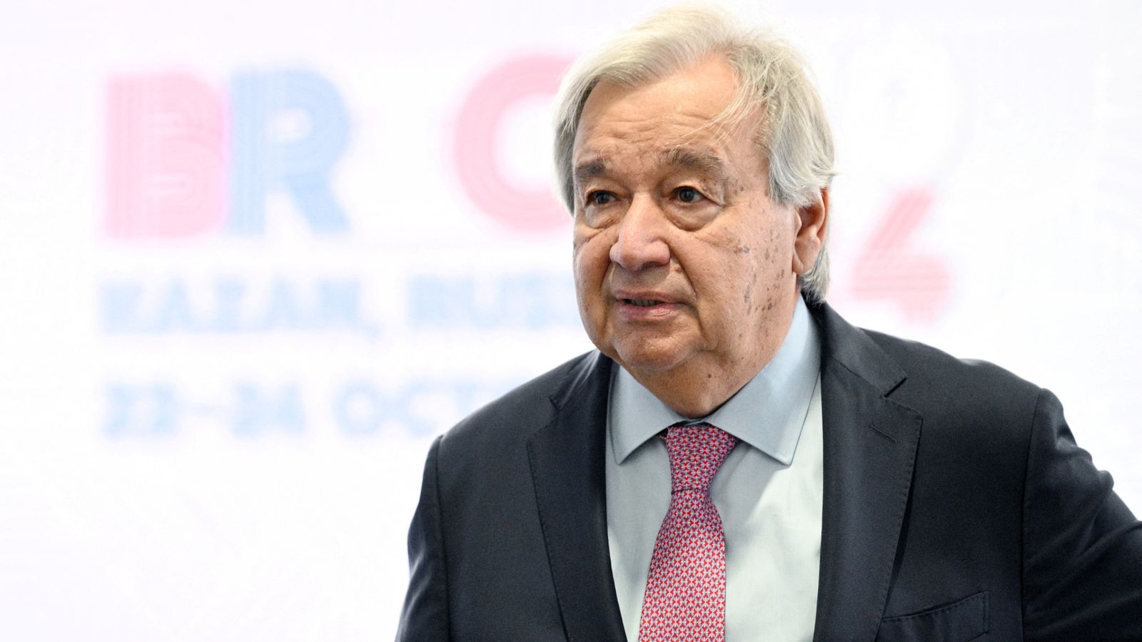 Ukraine war: 'A just peace' needed to end conflict, UN chief tells Putin