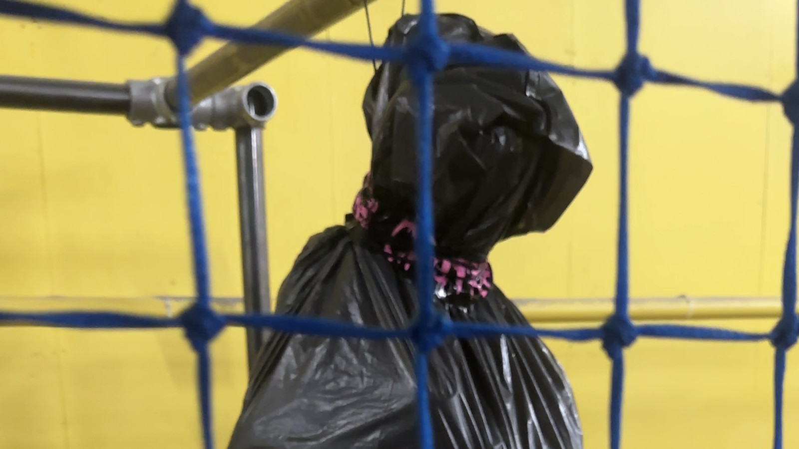 Children's soft play centre apologises over body bag Halloween decorations