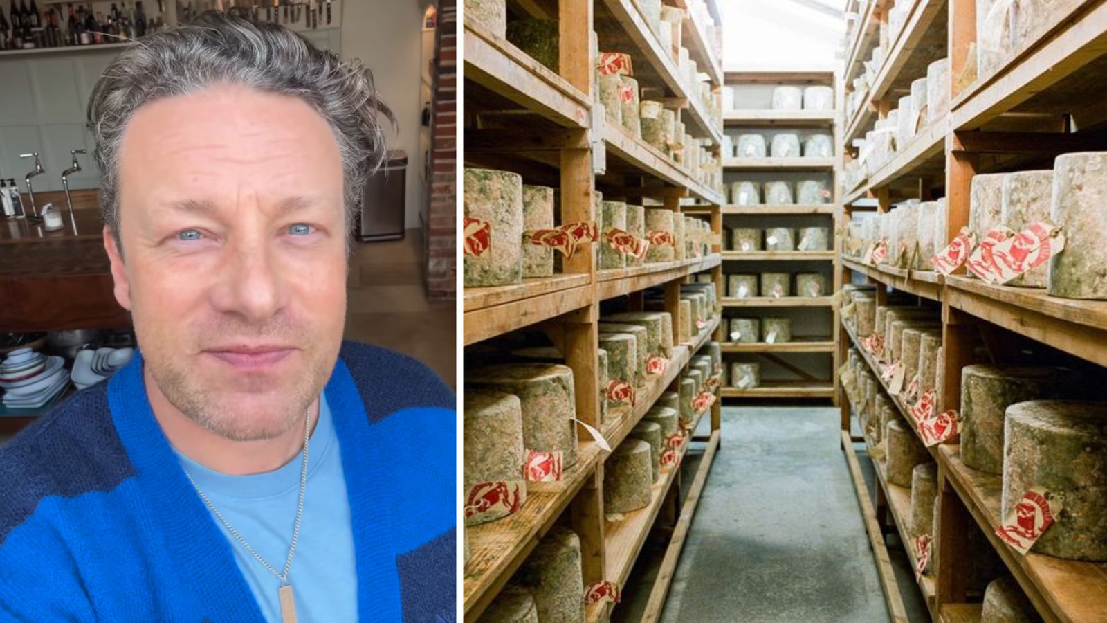 Jamie Oliver warns followers to be alert to 'lorryloads of very posh cheese' being sold by 'wrong'uns'