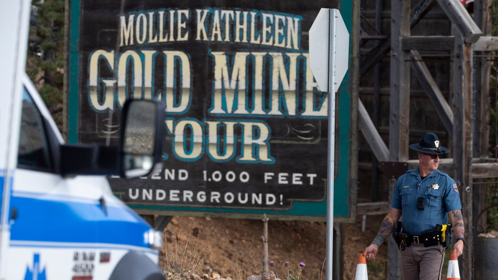 One killed and 12 trapped underground at Mollie Kathleen Gold Mine in Colorado