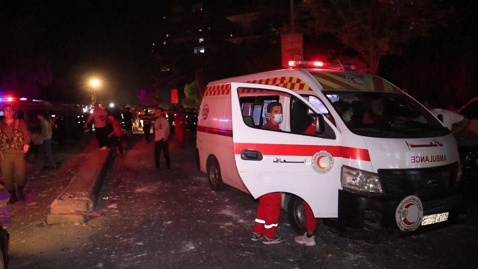 Syria Rescuers at scene of deadly strike on Damascus World News
