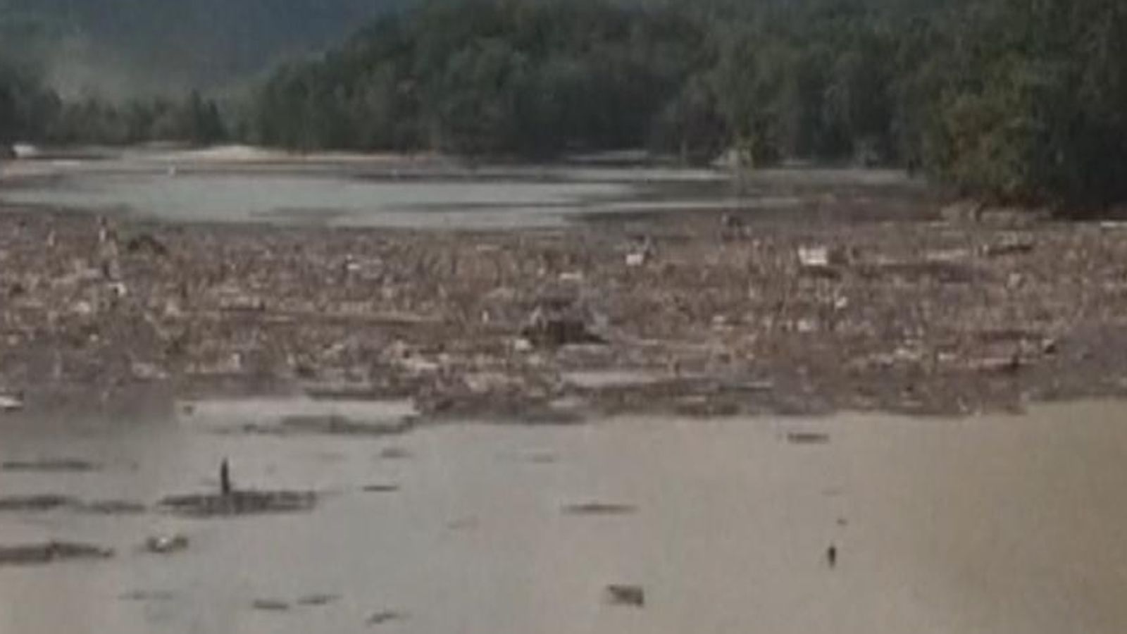 South Carolina: Hurricane Helene Leaves Debris In Lake | Sky News