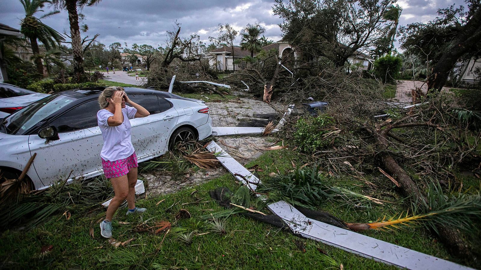 Hurricane Milton crashes into Florida with 120mph winds - destroying