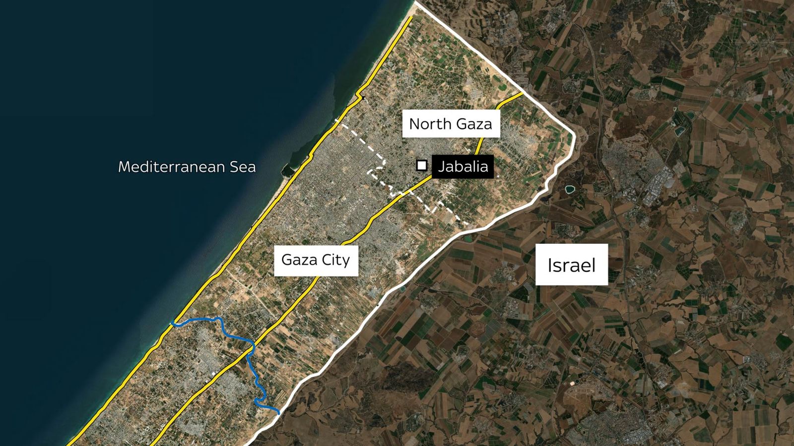 Gaza: Video shows hundreds queueing to flee in Jabalia - as UN aid ...