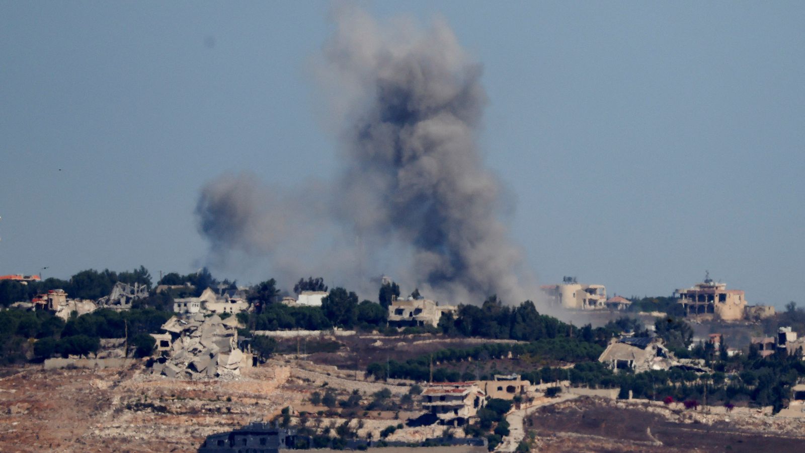 Mass of Israeli tanks appeared near Lebanon border earlier in the week - but were gone the next day