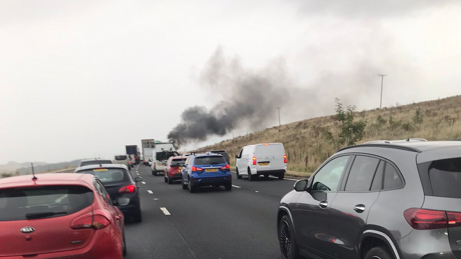 Two children among five dead in M6 crash