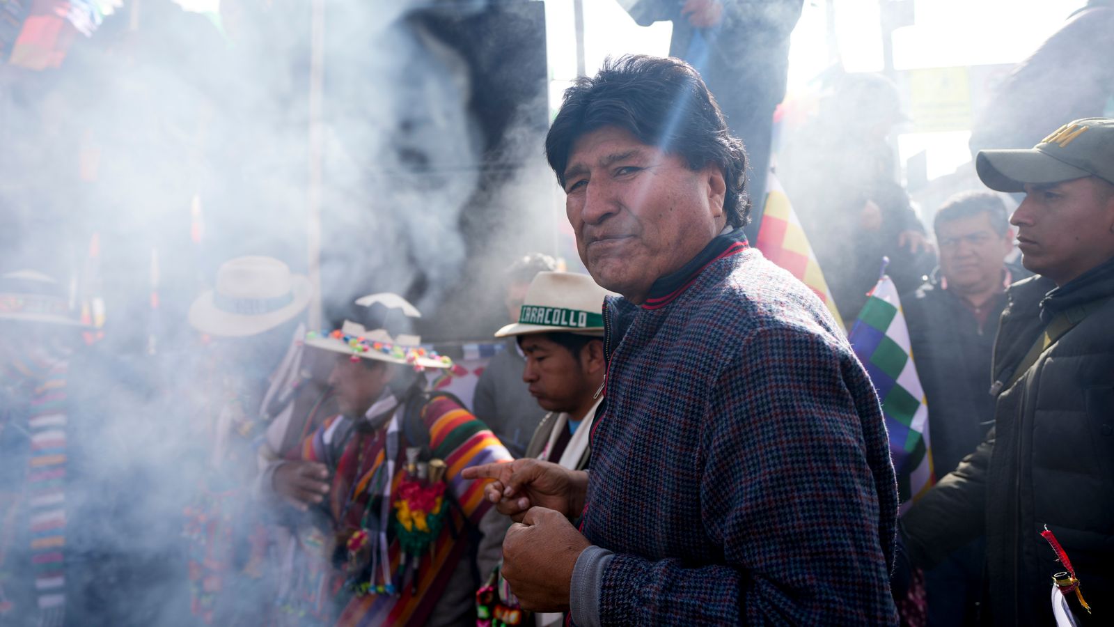 Bolivian ex-president Evo Morales says his car was shot at amid rising political tensions