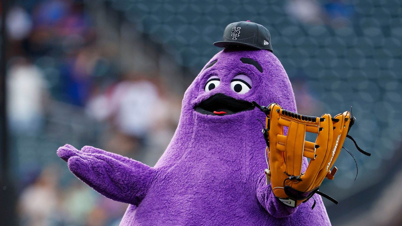 'Grimace is our God': The fuzzy purple mascot who became a sporting ...