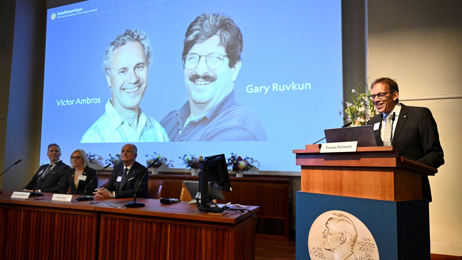 Nobel Prize for medicine goes to American scientists who worked on microRNA