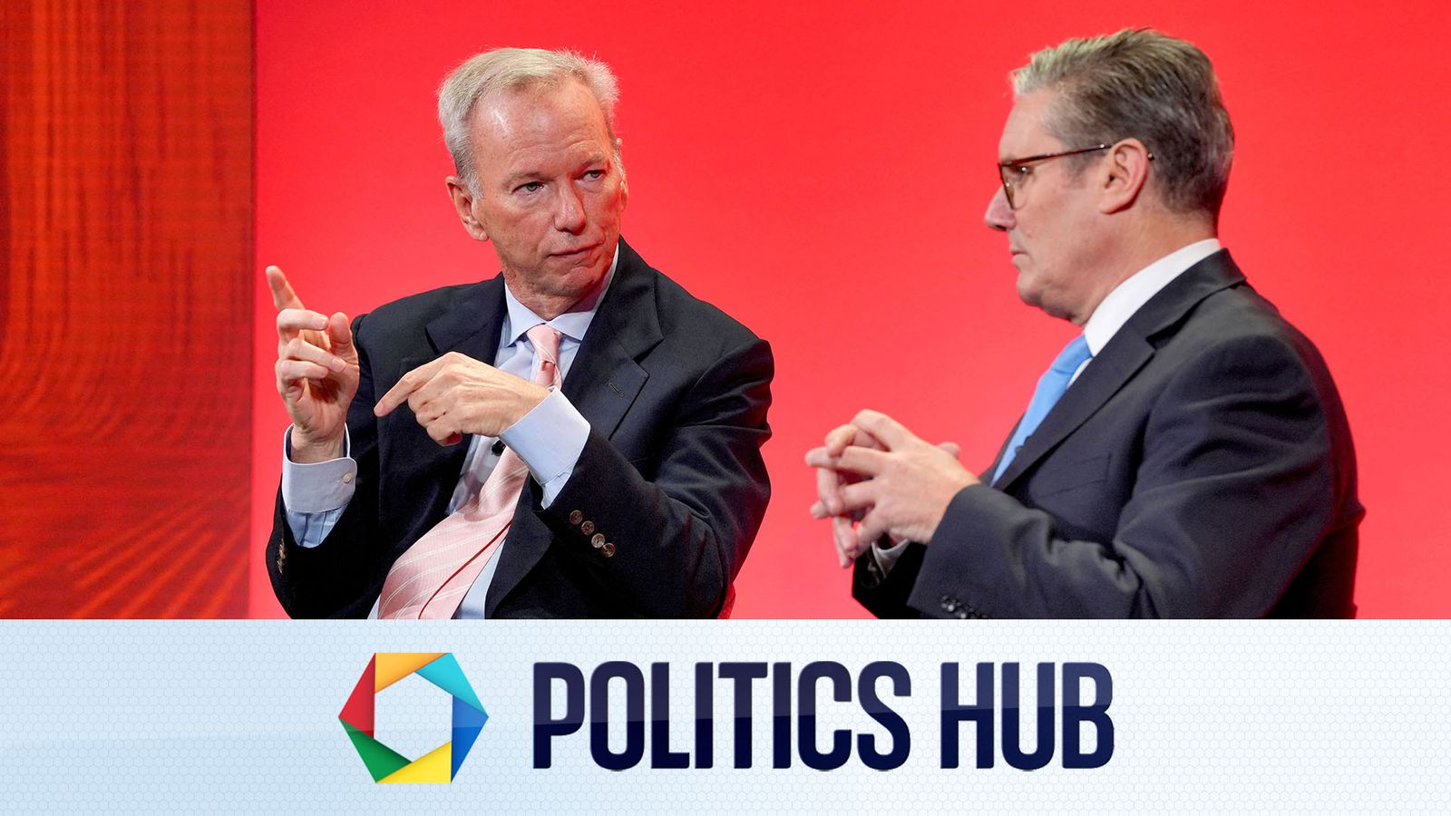 Politics latest: Ex-Google boss tells PM what’s blocking investment